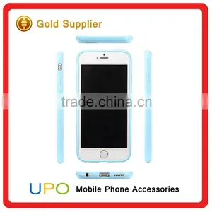 Flexible Soft Gel Tpu Bumper and Slim Transparent Hard PC Plastic Back Clear Case Cover for IPhone 6 6s thumbnail-3
