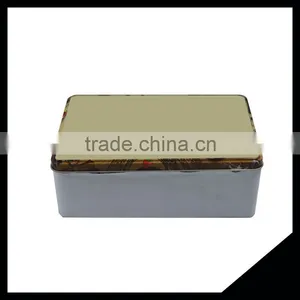 Wholesale High Quality Rectangle Tin Metal Box For Tea/Cookies Packing thumbnail-1