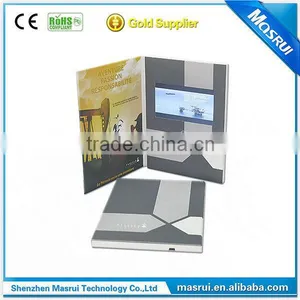 Manufactore Price 4.3" LCD Brochure Card Video Brochure With 2 GB Memory thumbnail-1