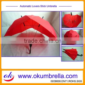 Automatic Lover Two Person Umbrella For Two Persons OKN33 thumbnail-1