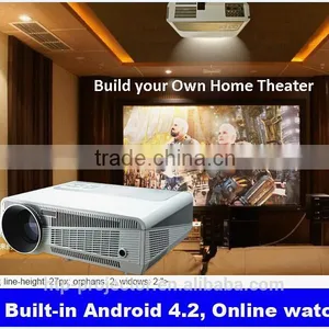 1080P FULL HD Projector 3d Led 3000 Ansi Lumens Proyector With Android Wifi thumbnail-1