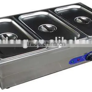 Automatic Temperature Control 3 Pans Bain Marie for Sale thumbnail-2