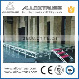 Portable Assemble Aluminium Glass/wedding /LED /transparent Stage thumbnail-3
