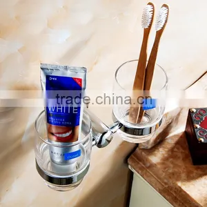Bathroom Accessory With Copper Double Cup Tumbler Holder for Hotel Family Use. thumbnail-2