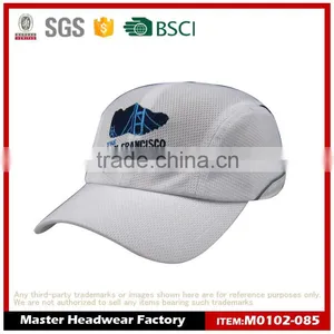 100%polyester Mesh Running Sports Cap thumbnail-1