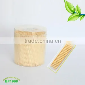 6.5cm*1.8mm Big PP Ruber Jar Bamboo Two Piont Toothpick thumbnail-1