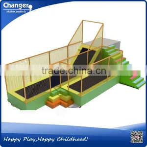 China Factory TUV/ASTM/CE Certificate Free Design Cheap Kids Indoor Trampoline Ladder thumbnail-1