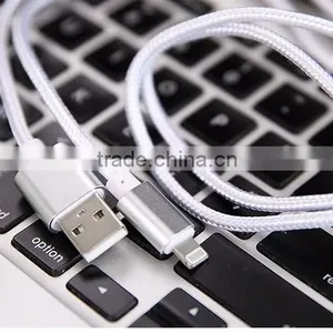 Lighting Usb Cable Nylon Woven USB Cable for I6 Phone Accessory Cable thumbnail-6
