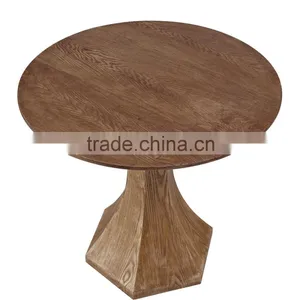 Wholesale Round Wooden Tea Table Design Wooden Dining Table thumbnail-4