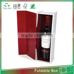 Wine Foldable Paper Box,wine Rigid Foldable Box, Packaging Foldable Box thumbnail-2