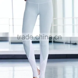 Running Leggings Mesh Women Elastic Yoga Pants Sports Gym Leggings thumbnail-6