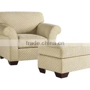 French Style Single Sofa Ottoman Furniture thumbnail-1