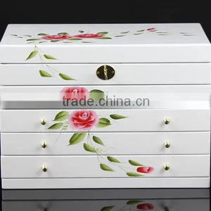 Newest Natural Wooden Jewelry Box Unique Lacquer Jewellery Gift Packaging Box thumbnail-2