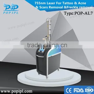 Professional Multifunction POPIPL's 755nm Alexandrite Laser and Long Pulsed Laser 1064nm+532nm Laser 3 in 1best Machine thumbnail-3