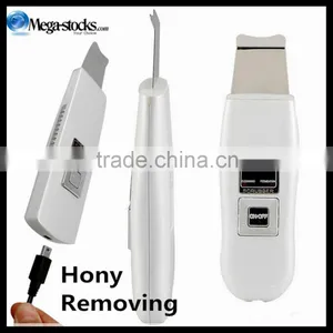 Rechargable Portable Large LCD Screen Ultrasonic Skin Scrubber Beauty Spa Salon Equipment For Men Or Female thumbnail-1