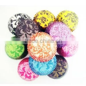 Wholesale Damask Mixed Cupcake Paper Liners Baking Cups thumbnail-1