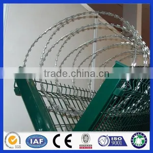 Hot Dipped Galvanized BTO-22 Coiled Razor Barbed Wire thumbnail-2