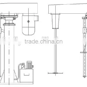High Speed Hydrulic Lifting Paint Dissolver thumbnail-3