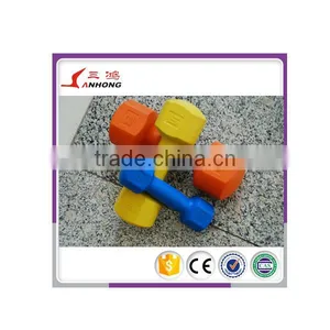 SANHONG Manufacture High Qualtiy Commmericla Gym Equipment Fitness Accessory Plastic Dumbell thumbnail-5