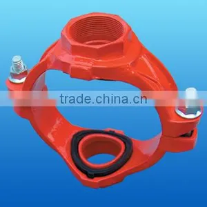 OEM Grey Iron & Ductile Iron Cast Factory Price Pipe Coupling Grooved/mechanical Joint Outlet and Grooved Fittings thumbnail-3