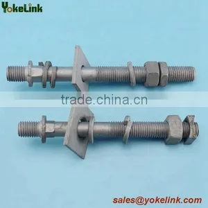 Steel Crossarm 5/8''x 1 3/4'' Short Shank Pin Line Post Stud thumbnail-2