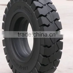 China 14.00-24 14.00x24 14.00 24 Wheelchair Tires Solid Rubber Solid Tires Backhoe Wheel Loader Spare Parts thumbnail-2