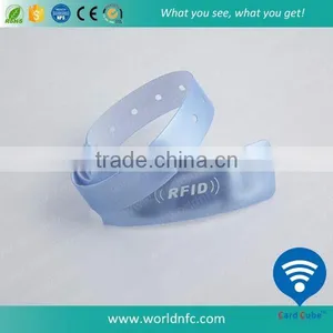 Cost Effective Disposable PVC RFID Wristband thumbnail-1