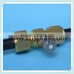 Thread Through Type of Brass Mist Fog Nozzle Holder With One Hole 10/24" or 3/16" Size thumbnail-4