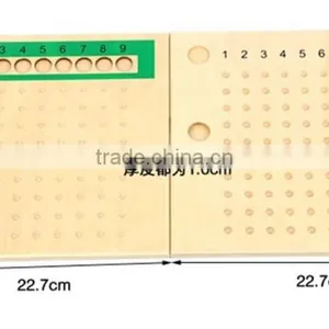 Wooden Math Toy Montessori Multiplication Bead Board thumbnail-4