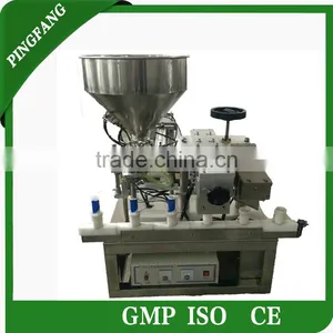 NF-20 Manual Plastic Cosmetic Tube Filling and Sealing Machine With Factory Price thumbnail-1
