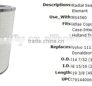 Дополнительный воздушный фильтр RS4580 P781399 AF25897 LAF5974 11110218 10343996 CF23430 thumbnail-3