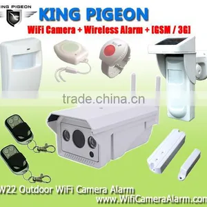 King Pigeon Wireless Outdoor WiFi Camera Alarm +GSM/3G Home Alarm System thumbnail-4