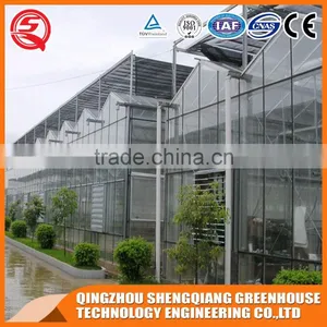 8mm Glass Greenhouse and Hot Dip Galvanized Frame for Sale thumbnail-1