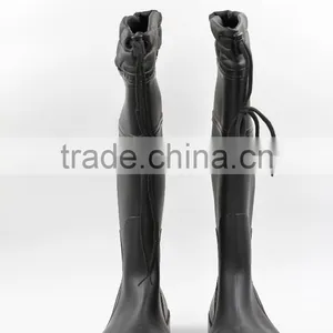 Fashion Gumboots With Lock,black Popular Pvc Safety Boots thumbnail-3