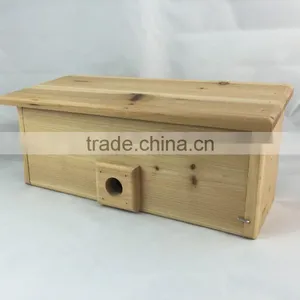 Handmade Wooden Bird House/cheap Wooden Nest for Wholesale in China thumbnail-4