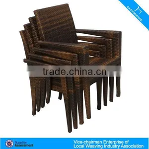 Stylish Rattan Dining Set With Stackable Chair 2107+2048 thumbnail-2