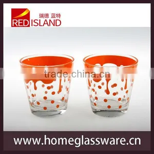 Glass Manufactory Supply Vodka Shot Glass With Nice Decal, Glass Cup thumbnail-1