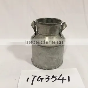 China Special Design Grey Little House Shape Garden Metal Flower Pot Planters thumbnail-5