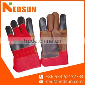 Durable Regular Safety Protective Cowhide Gloves for Working thumbnail-1