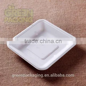 Sugarcane Square Trays 140x140x22mm thumbnail-1