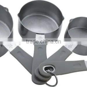 Wholesale Kitchen Accessories 4Pcs Different Size Stainless Steel Measuring Cup thumbnail-2