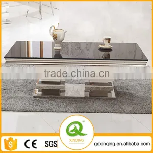 C414 Rectangle Glass Coffee Table Modern Furniture thumbnail-1