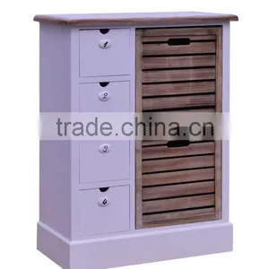 White Modern Wooden Bedroom Furniture Bedside Table Nightstand thumbnail-5