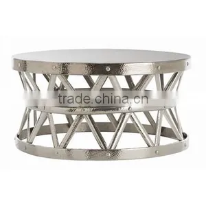 Hammered Coffee Table For Garden thumbnail-1