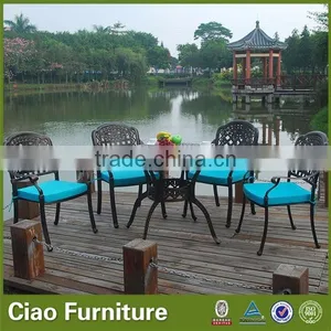 Cast Aluminum Extrusion Furniture Profile Table and Chairs thumbnail-1