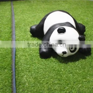Home Garden Seats Christmas Decorative 30cm Height Small Artificial White and Black Fiberglass Chinese Flat Panda E10 28X10 thumbnail-3
