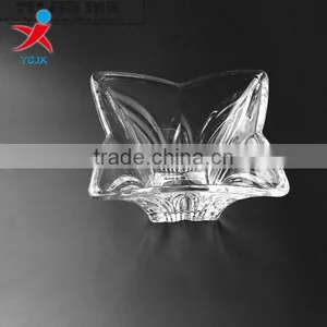 Nordic Contracted Crystal Glass Fruit Bowl Fruit Bucket Storage Bowl Dessert Glass Bowl Bowl of Salad Bowl Dried Fruit Bowl thumbnail-1