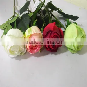 Decorative Artificial Flower Making Artificial Rose Polyester Artificial Flower thumbnail-4