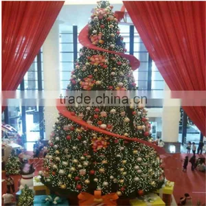 SJ2017500121 4m Indoor Xmas Tree Artificial Plastic Colorful Christmas Tree for Christmas Festival thumbnail-1