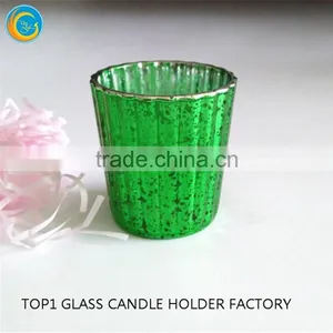 Cute Decorative Glass Candle Containers Beautiful Red Glass Jar Candle for Home Decoration thumbnail-2